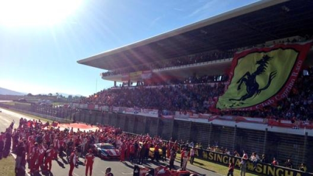 Nella foto le Finali Ferrari al Mugello di 5 anni fa