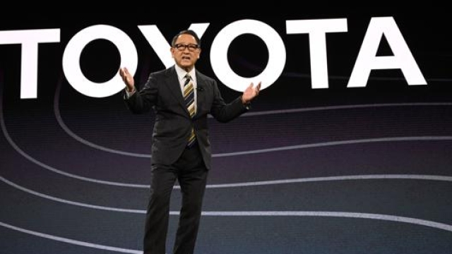 Il presidente e amministratore delegato del Gruppo Toyota Akio Toyoda. Afp