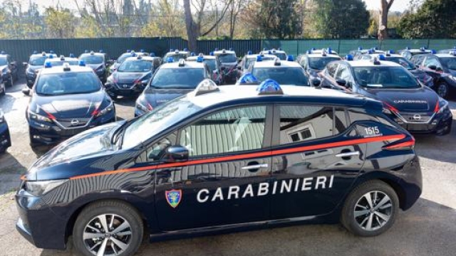La flotta di Nissan Leaf consegnate all’Arma dei Carabinieri
