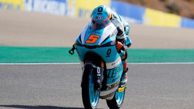 Jaume Masia vince in Moto3. Afp