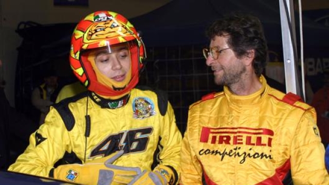 Valentino e Graziano Rossi nel  2005