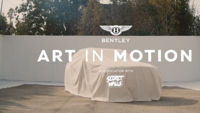La locandina dell’iniziativa di Bentley e dello studio di Los Angeles, Secret Walls