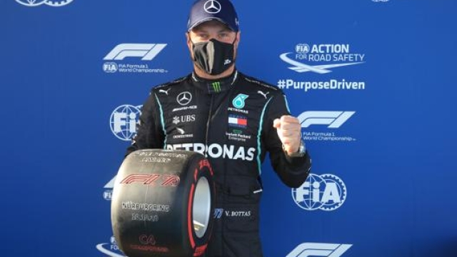 Valtteri Bottas, al Nurburgring pole n. 14 della carriera. Afp