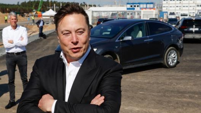Elon Musk, amministratore delegato di Tesla. Afp