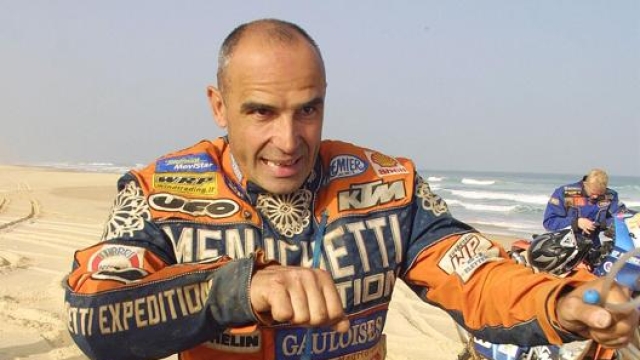 Fabrizio Meoni ha vinto la Dakar moto nel 2001 e 2002. Epa