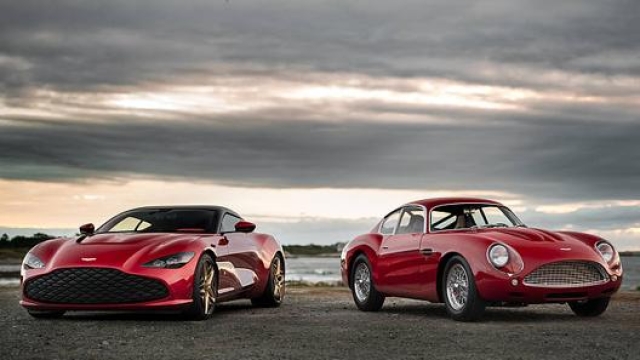 In foto le Aston Martin DBS GT Zagato e la DB4 GT Zagato Continuation