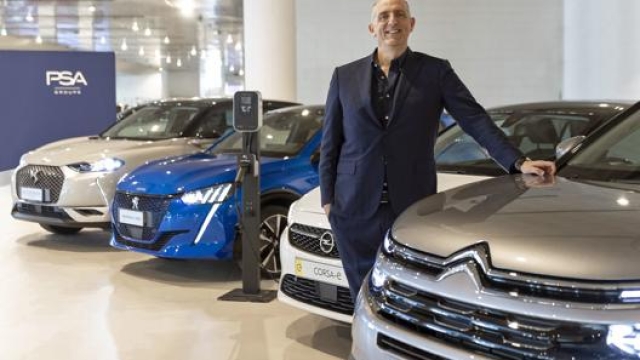 Gaetano Thorel, direttore generale di Psa Italia, ha inaugurato il servizio di vendita auto usate Spoticar