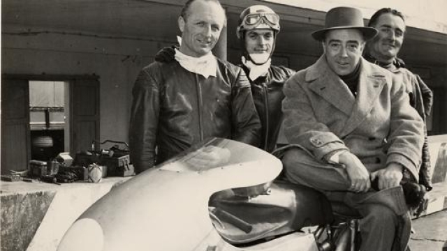 John Surtees e il Conte Domenico Agusta