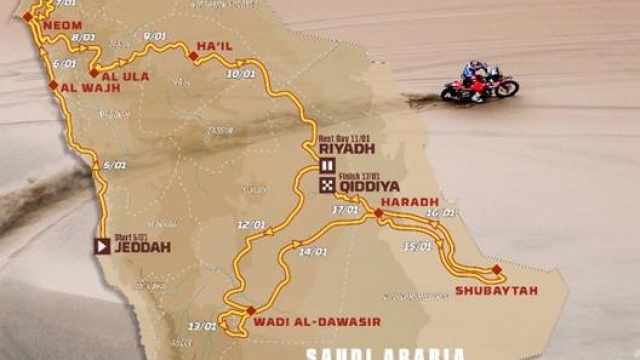 Il percorso della Dakar 2020