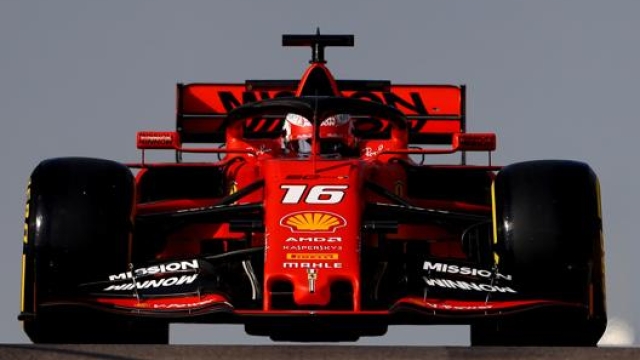 La Ferrari di Charles Leclerc. Getty