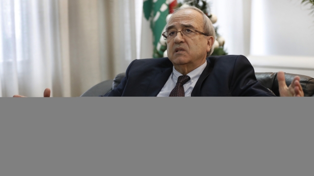 Il ministro della Giusitizia libanese Albert Serhan. Ap