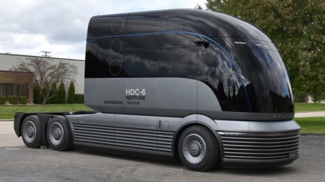 Il camion ad idrogeno della Hyundai ha un’autonomia di 320 chilometri