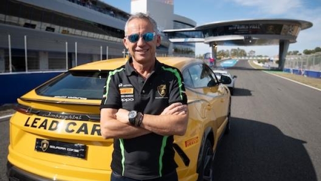 Maurizio Reggiani, CTO di Lamborghini, a Jerez de la Frontera durante le World Finals 2019