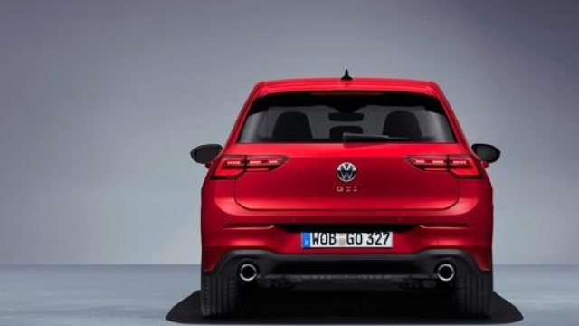 Il retro della Volkswagen Golf Gti