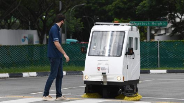 Un veicolo robot come questo non è la stessa cosa dell’automazione parziale. AFP
