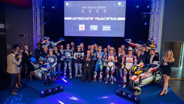 La presentazione della squadra Gresini Racing 2020 avvenuta ad Imola