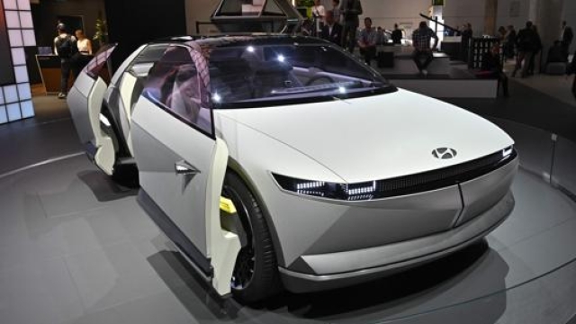 La Hyundai 45 concept presentata a Francoforte. Afp