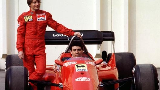 René Arnoux, oggi 71enne, con Michele Alboreto, scomparso nel 2001. Ansa