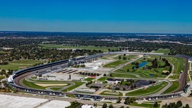 L’ovale di Indianapolis visto dall’alto