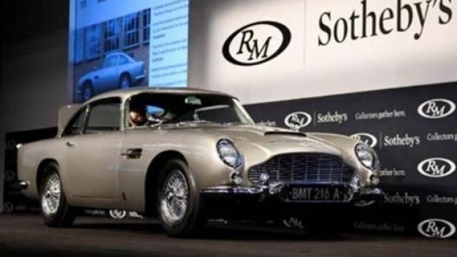 L'Aston Martin Bond DB5 venduta all'asta lo scorso agosto a Monterey, in California