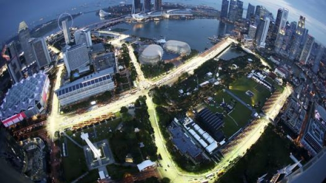 Il circuito di Singapore. Ap