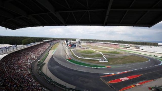 Una immagine del Motodrom di Hockenheim durante il GP di Germania dell’anno scorso LAPRESSE