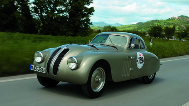 La Bmw 328 Coupé vinse la Mille Miglia 1940, quell’anno denominata Gran Premio di Brescia