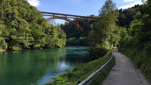 Lo storico ponte di Paderno d’Adda sulla via Milano-Lecco. Masperi