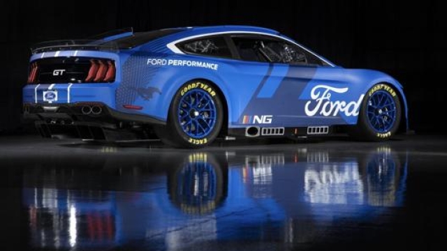 La Ford Mustang pronta per il campionato 2022. Nascar/Getty