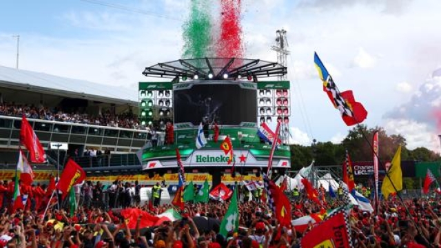 Il podio dell’ultimo GP d’Italia. Getty