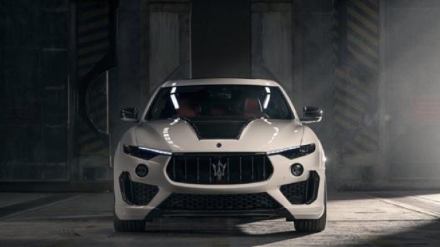 Il frontale della Maserati Levante Esteso V2 by Novitec