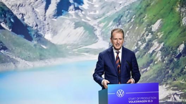 Herbert Diess alla guida del gruppo Volkswagen dal 2018. Epa