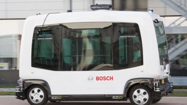 Gli shuttle senza conducente testati da Bosch in Germania