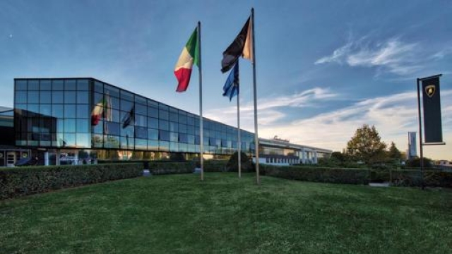 La sede della Lamborghini a Sant’Agata Bolognese (Bo)