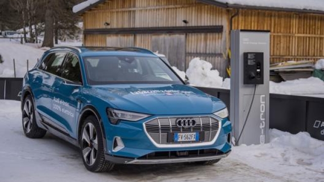 Audi ha installato diversi punti di ricarica nelle località più celebri delle Dolomiti