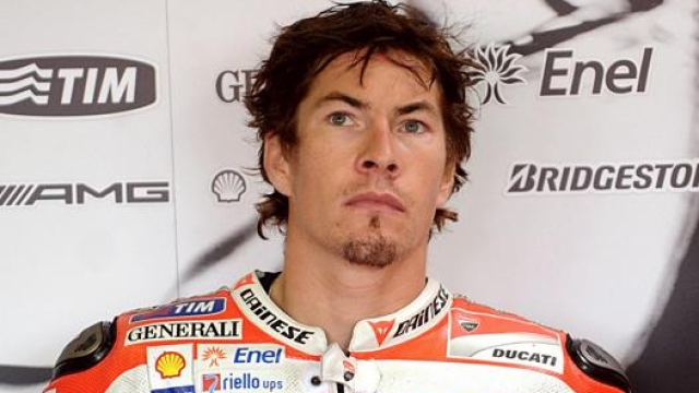 Nick Hayden campione mondiale della MotoGP nel 2006 su Honda. Epa