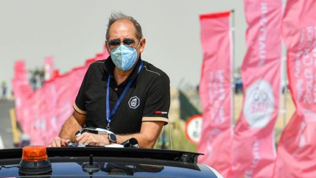 Stefano Allocchio, ex pro e direttore di corsa del Girp d'Italia. LaPresse