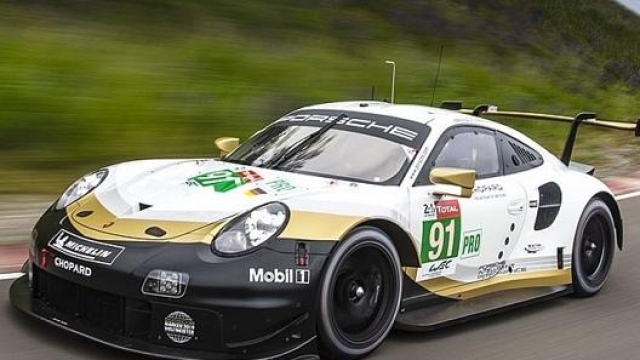 Una delle Porsche 911 RSR che hanno preso parte alla 24 Ore di Le Mans nel 2019
