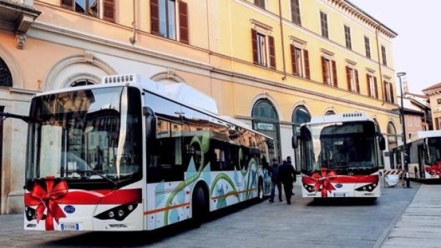 Gli autobus elettrici consegnati da Byd alla città di Torino nel 2017