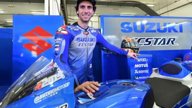 Alex Rins, 24 anni, ha rinnovato con Suzuki. Afp