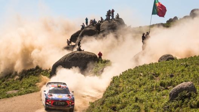 Una foto d’archivio del Rally di Portogallo 2019