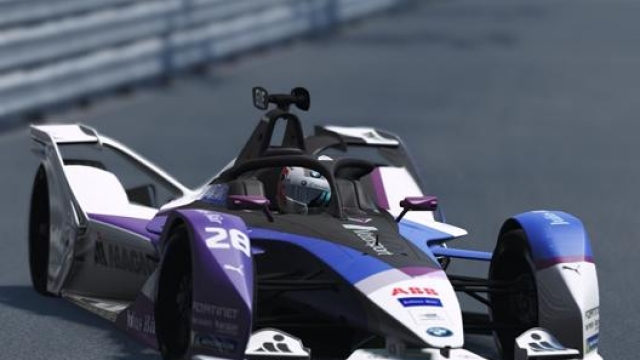 La BMW di  Max Günther durante il Virtual E-Prix