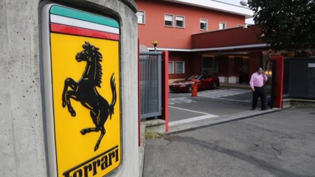L’ingresso della Ferrari a Maranello. Ansa