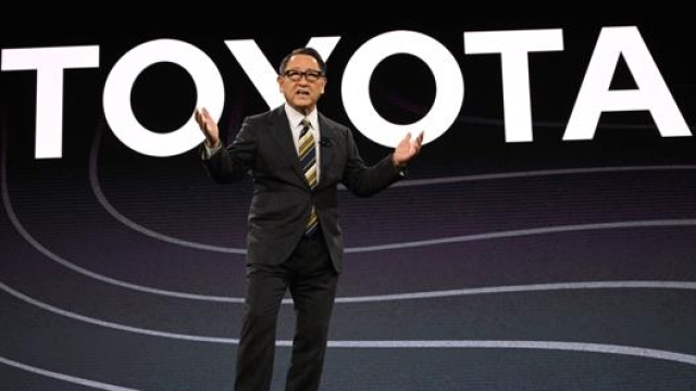 Akio Toyoda, presidente di Toyota. Afp