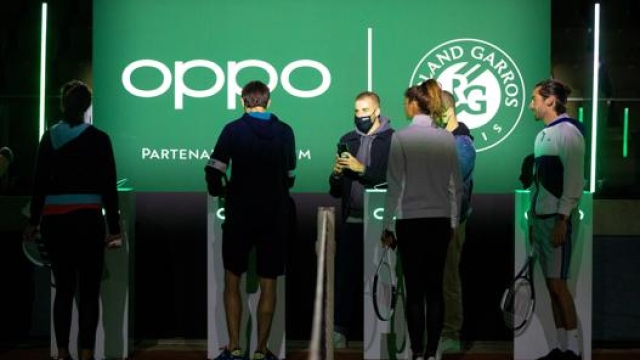 La presenza di Oppo all'ultimo Roland Garros. Ap