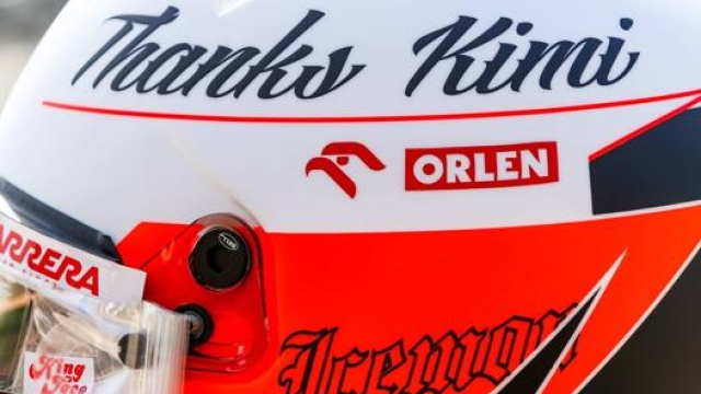 La livrea del casco di Antonio Giovinazzi ad Abu Dhabi