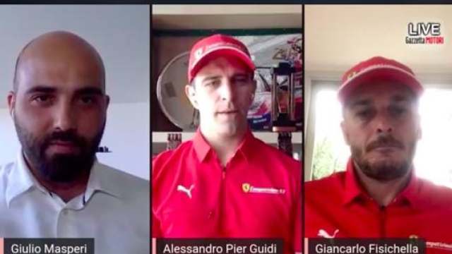 Pier Guidi e Fisichella, piloti Ferrari nelle Competizioni GT