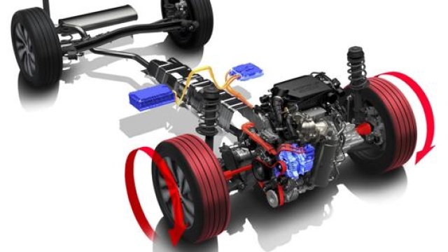 Il motore turbo 1.4 Boosterjet è affiancato dal sistema mild hybrid a 48V, la potenza complessiva è di 130 Cv