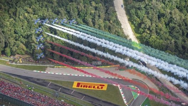 Le Frecce Tricolori sorvoleranno il circuito prima dello start del GP d’Italia 2021