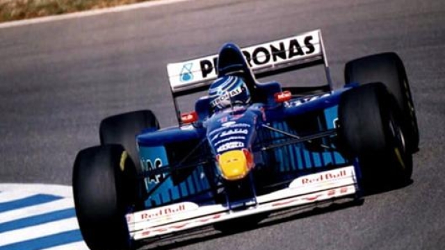 Fontana con la Sauber-Petronas 1997